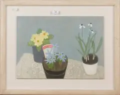 Emma McClure, Spring Plants, 2006, oil on board
