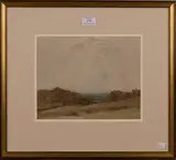 Alfred W. Rich, Landscape Study, watercolour