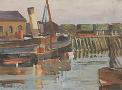 Vanessa Bell, The Tug, 1936, oil on canvas