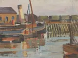 Vanessa Bell, The Tug, 1936, oil on canvas