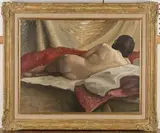 Albert Genta, Female Nude viewed from behind, oil on canvas