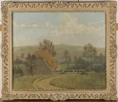 M.L. Macmorran, High Salvington, Sussex, oil on canvas