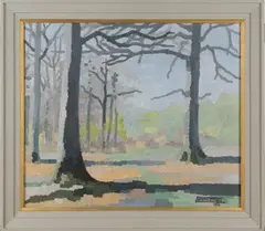 Simone Verigne, Matin de Printemps, 1939, oil on canvas