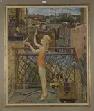 Lyudmila Ivanovna Kareva, 7th Floor, 1976, oil on canvas