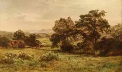 Robert Gallon, Summer Time, Surrey, oil on canvas