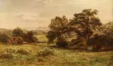 Robert Gallon, Summer Time, Surrey, oil on canvas