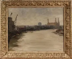 Robert Atwood Beaver, Battersea, oil on canvas