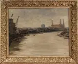 Robert Atwood Beaver, Battersea, oil on canvas