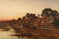 Benjamin Williams Leader, The Village Inn, 1889, oil on canvas