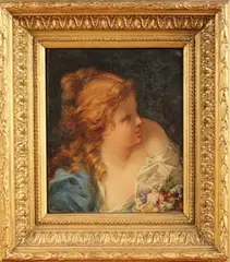 Charles Halkerston, Pomona, Goddess of Flowers, oil on panel