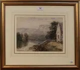 David Cox, Chapel near Betws-y-Coed, 1845, watercolour