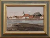 Paul M. Gunn, Bosham Low Tide, oil on panel