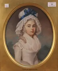 E.L. Robertson, Lady Wm. Beauclerk' (Half Length Portrait of Charlotte Carter Thelwall, wife of William Beauclerk, 8th Duke of St. Albans), oil on canvas