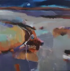 Andy Waite, Chalk Path Mist Rising, 2009, oil on canvas