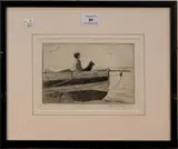 Eileen Soper, The Sailor, monochrome etching