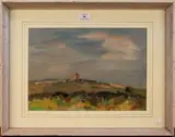 Gyrth Russell, Roch Castle, Pembrokeshire, acrylic on board