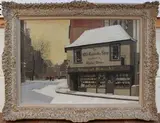 David Thomas, The Old Curiosity Shop, oil on board