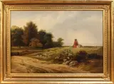 John Watson McLea, Off to War, 1850, oil on canvas