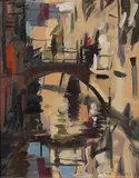 Ken Howard, View of a Venetian Backwater