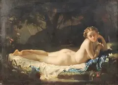 Joseph Carraud, A Wood Nymph, 1850, oil on canvas