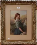 Francis William Topham, The Milk Maid