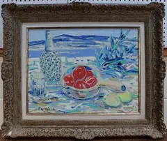 Max Rädecker, Still Life by the Sea, gouache