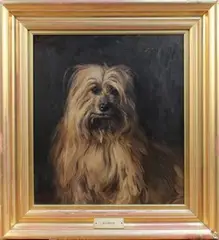 Anthony de Brie, Punch' (Study of the Dog), 1917, oil on canvas