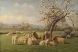 William Sidney Cooper, At Herne, Kent, 1921, oil on canvas