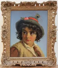 Marie Wunsch, Beppo' (Portrait of a Youth), oil on panel