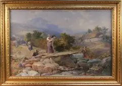 John Mole, Near Home, 1842, watercolour