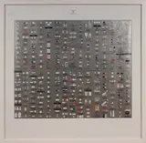 Damien Hirst, Pharmacy Wallpaper on a Silver Ground
