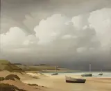 Pierre de Clausade, Côte Bretonné, oil on canvas