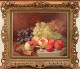 Eloise Harriet Stannard, Still Life Study of Fruit, 1892, oil on canvas