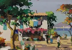 C.R. Doyly-John, Juan les Pins, near Nice, South of France, oil on canvas