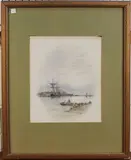 George Stanfield Walters, View of an Estuary, watercolour