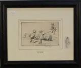 Eileen Soper, The See-Saw, monochrome etching