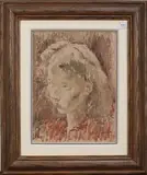 Bernard Fleetwood-Walker, Dawn, watercolour and pencil with scratching out