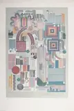 Eduardo Paolozzi, Some Thirty Years Ago in a Down Town Corner Saloon in New York I picked up a Puck or Judge Magazine and Saw a Set of Verses …, 1977, screen print