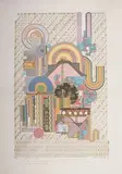 Eduardo Paolozzi, Largo to Presto, The Unanswered Question, a Cosmic Landscape…, 1974, screen print
