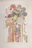 Eduardo Paolozzi, Allégro Moderato Fireman's Parade, The Gong on The Hook and Ladder for Strings…, 1974, screen print