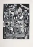 Eduardo Paolozzi, Appendix 4 From Early Italian Poets…, 1975, screen print