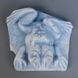 Frog by Eduardo Paolozzi, cast plaster with blue wash, sold Mar 2014