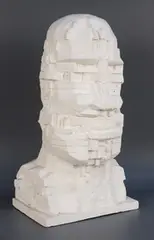 Eduardo Paolozzi, Cubist Bust, 1994, plaster