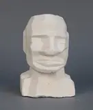 Eduardo Paolozzi, Computer Head, cast plaster