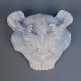 Eduardo Paolozzi, Oriental Kylie Mask, cast plaster with blue wash