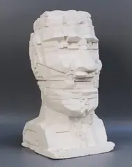 Eduardo Paolozzi, Cubist Bust, 1994, cast plaster