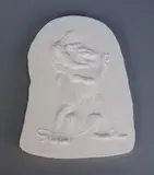 Eduardo Paolozzi, Samson and the Lion, plaster relief