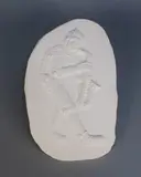 Eduardo Paolozzi, Robot Saxophonist, 1997, plaster relief
