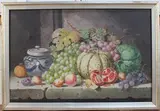 Charles T. Bale, Study of a Laden Table Top, oil on canvas