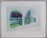 Patrick Procktor, Piw-Jaw Jaipur, colour etching with aquatint